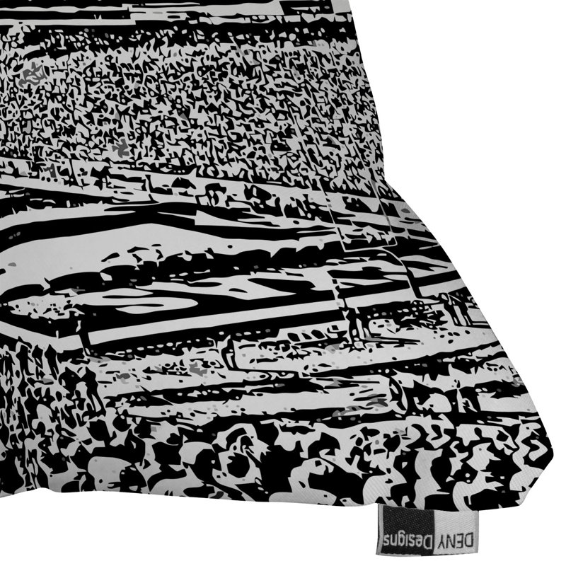 Coussin intérieur / extérieur Bird Ave University, 20 po x 20 po, Longhorns du Texas