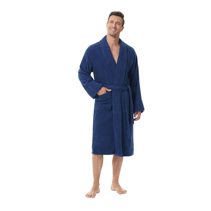 Peignoir IM222101, TG / TTG, Bleu marine moyen