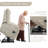 4-Motor Chenille Power Lift Chair Lay Flat Recliner with Head&Lumbar support, 400LBS-1001013769
