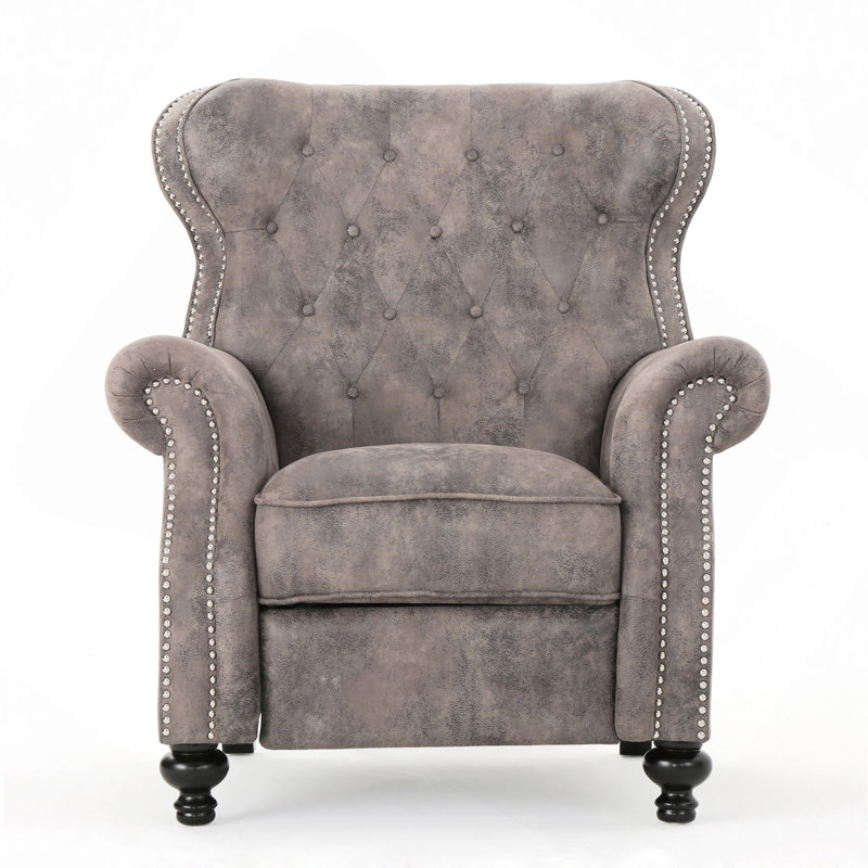 Fauteuil inclinable souple, fauteuil inclinable avec accoudoirs roulés, profitez du confort cocooning
