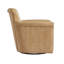 Fauteuil d'appoint pivotant en cuir Belmont-346162061