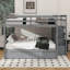 Spacious Full-Over-Full Bunk Bed With Detachable Twin Trundle-1669910730
