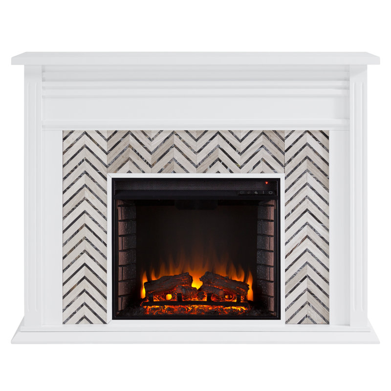 Hebbington Tiled Marble Fireplace