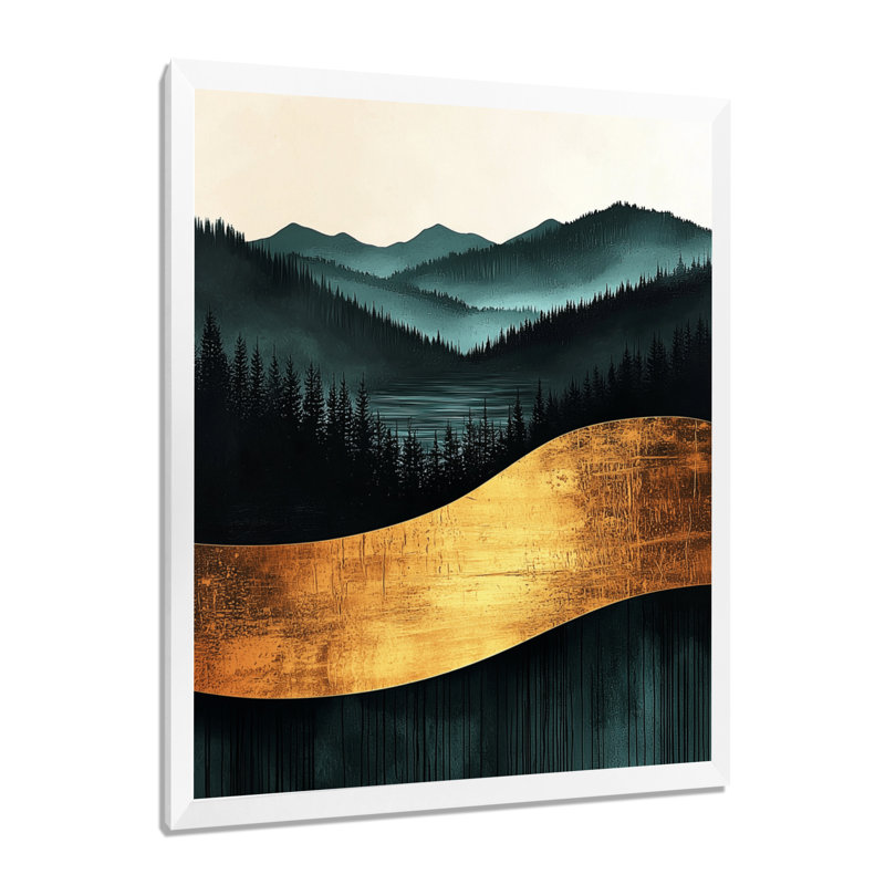 Senga - Landscapes Wall Art Prints, H 44 po x l 34 po, Reproduction encadrée d'une seule photo, Blanc