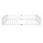 Lit de sol Montessori pour tout-petits, cadre en pin (blanc, Queen)-2003730775-2004145999
