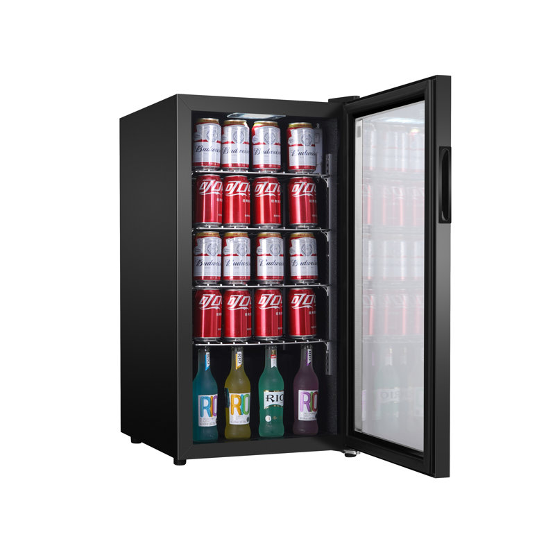 Equator 3.17 cu. ft. Freestanding Beverage Refrigerator with Autodefrost Single Temperature Zone, Black