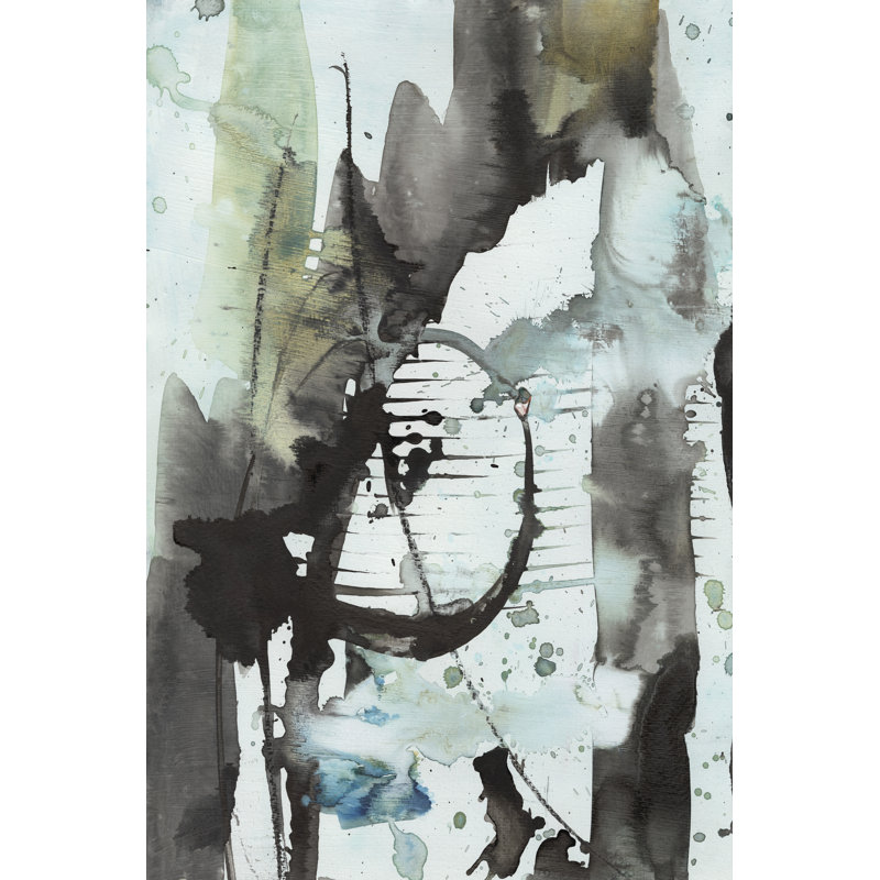 Lyrical Abstract II by Joyce Combs - Wrapped Canvas Painting, 46cm H x 30cm W