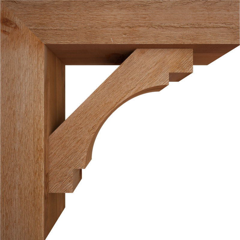 Support Merced Block avec support décalé, 22 X 22, Cèdre rouge occidental de l 6 po (scié brut)