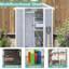 4'X6' Resin Outdoor Storage Shed