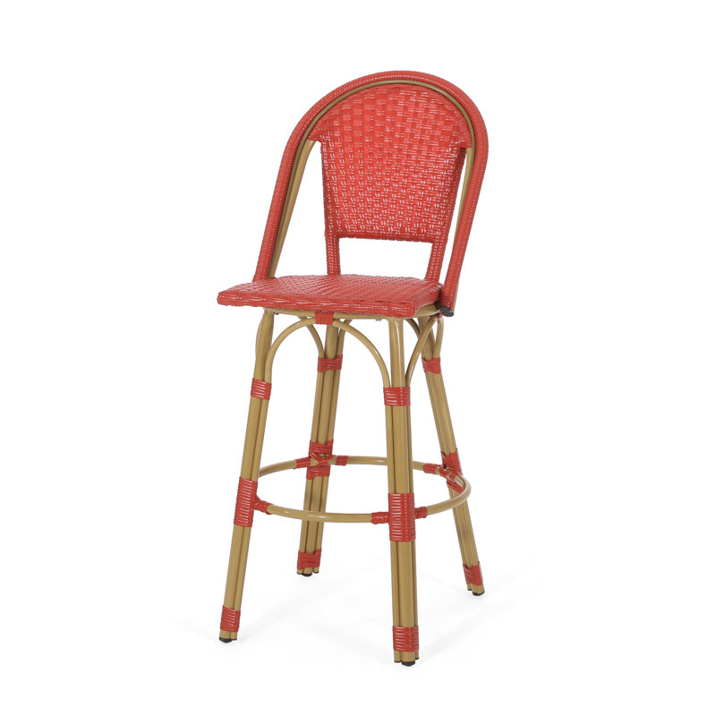 Eloisa Patio Bar Stool, Navy Blue, 2