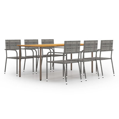 Gra Rectangular 6 - Person 200Cm Long Dining Set