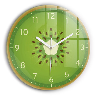 Glass Wall Clock