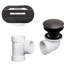 Sch. Ensemble de drain de baignoire 40 pieds en PVC avec trop-plein linéaire-39973417