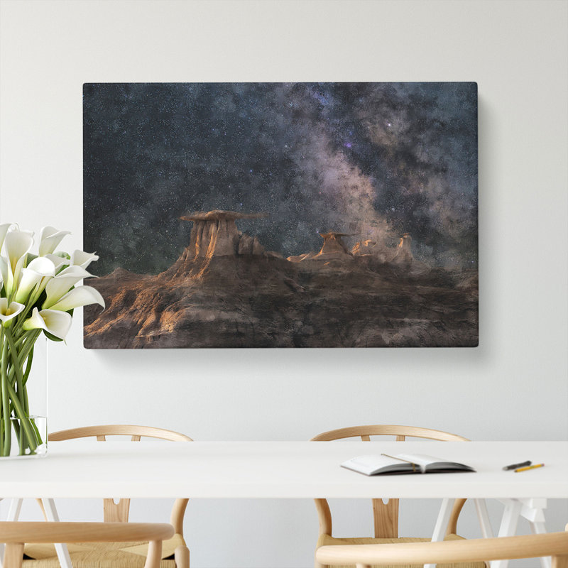 Badlands In South Dakota - Wrapped Canvas Print, 50cm H x 76cm W x 3cm D