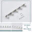 Porte-serviettes mural en acier inoxydable-41679986