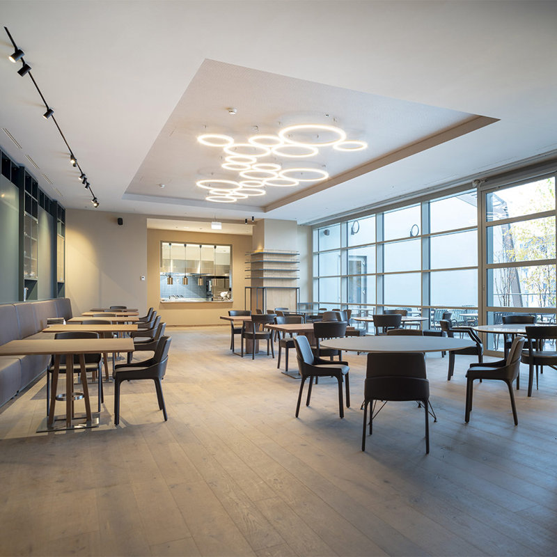 Ripple Cluster Elegant White Aluminum LED Suspension Lamp