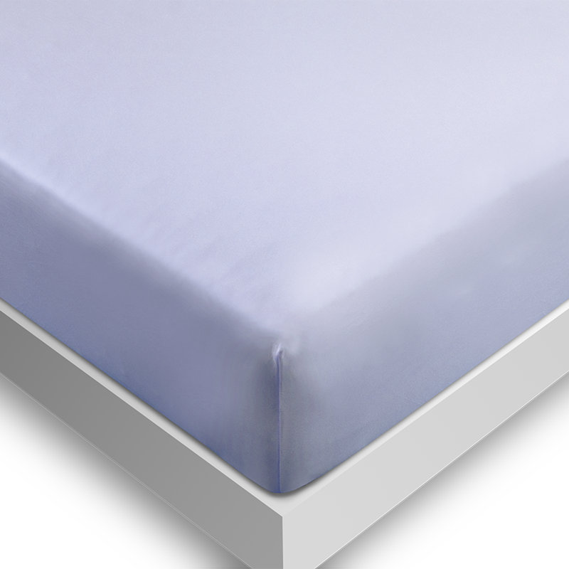 Light Grey Twin XL Polyester Microfiber Sheet Set with Pillowcases
