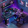 Kodee  63'' L Standing Desk Shaped Height Adjustable Desk with Headphone Hook for Home Office, 4-in 1 Electrical Outlet Included,Desk With Memory Controller,Easy to Assemble
