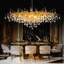 Akari Tree Branch Teardrop Chandelier Lighting, L48"