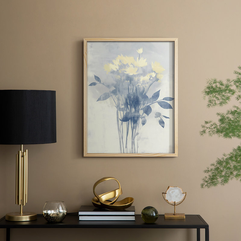 Impression encadrée FLORAL Series DCXCI - Bois massif, H 11 po x l 9 po