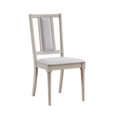 Chaise d'appoint en lin beige (2) - capacité de poids de 220 lb, largeur de siège de 22 po, profondeur de 20 po, hauteur de 39,37 po, siège rembourré confortable, fabrication en bois, base à double piédestal pour la stabilité, salle à manger polyvalente de 220 lb