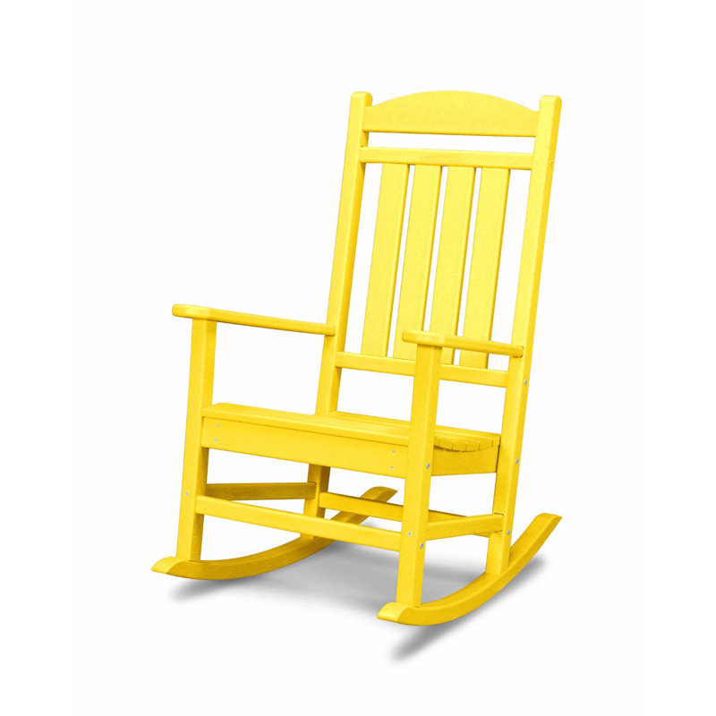Chaise berçante POLYWOOD, Citron