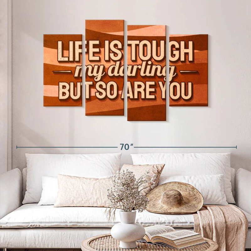 Tergel Life Is Tough, typographie