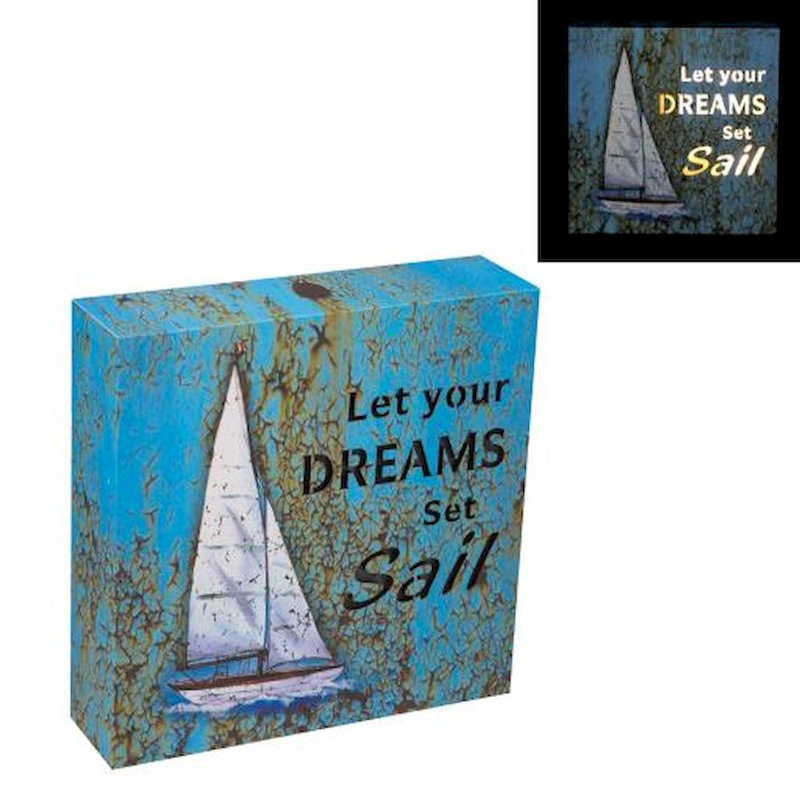 Plaque Butera «Let Your Dreams Set» Butera