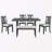 6 - Person Pedestal Dining Set