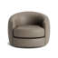 Giselle Upholstered Swivel Barrel Chair-138086880