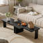Ensemble de tables basses, conception d'épissage minimaliste moderne-129234232