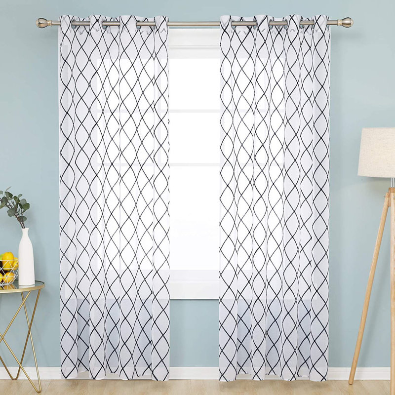 Almudena Sheer Curtain Pair