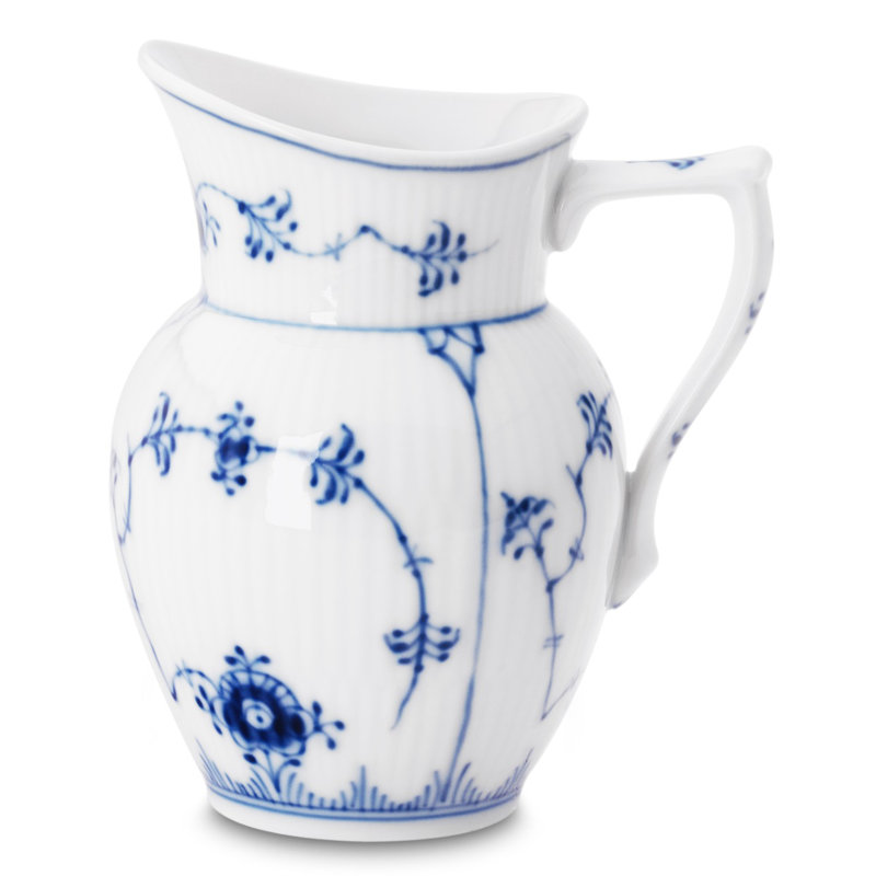Royal Copenhagen Blue Fluted Plain Creamer