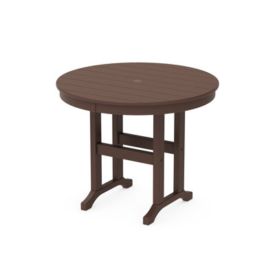 POLYWOOD Round Farmhouse Dining Table