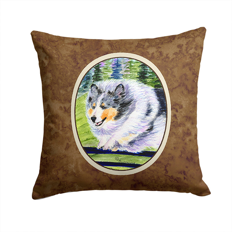 Coussin décoratif intérieur/extérieur sheltie