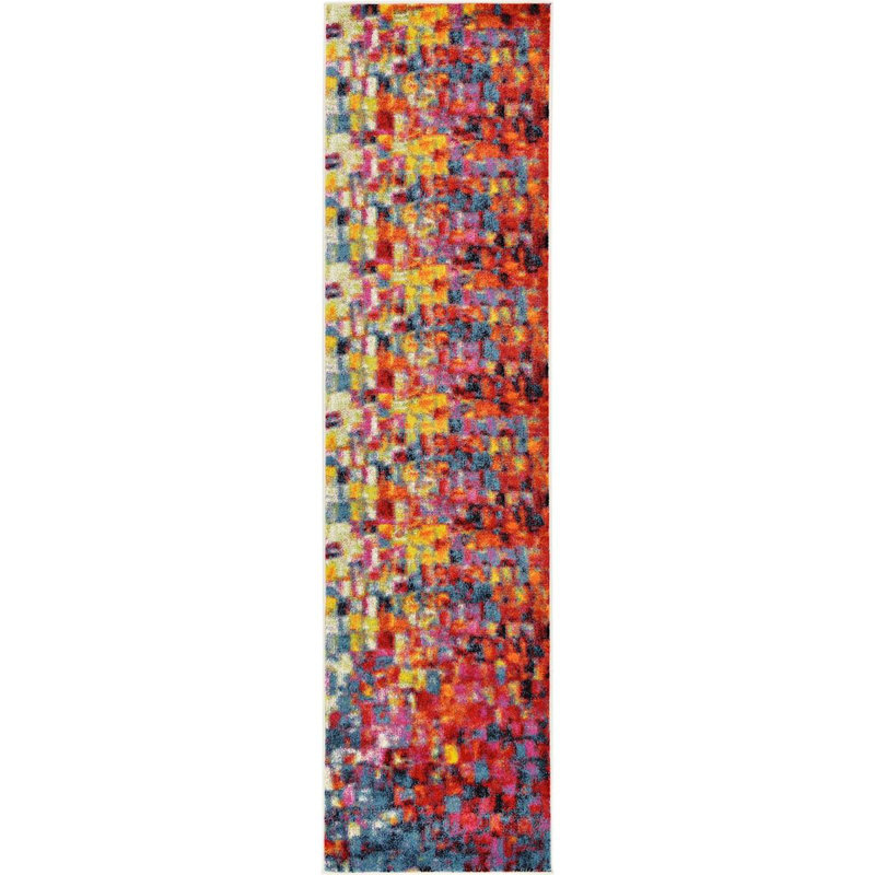 Tanguay Abstract Indoor Rug, Runner 2'7" x 10'