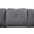 Grey Linen 3-Piece Right-Hand Facing Sectional Sofa Set with Storage Ottoman-489806191-489809411