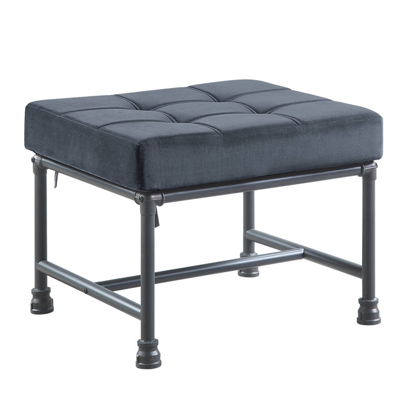 Finition gris sable avec coussin de siège en métal et en velours 18,66 lb