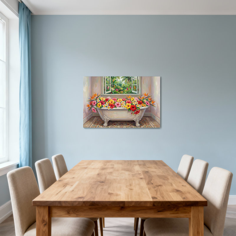 Scène de jardin avec plantes et fleurs