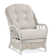 Chaise avec accoudoirs en rotin Everglade