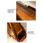 Miroir rectangulaire simple en noyer de style chinois simple