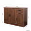 Buffet en bois avec 2 portes, 1 rangement et 2 tiroirs-120785727