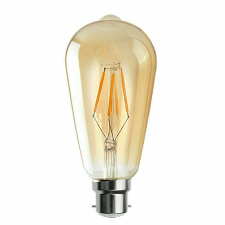 Hostim ST64 LED Dimmable B22 4W Bulb 3 Pack