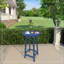 Table d'extérieur | Polypropylène | Bleu marine | L 40,75 po x l 24,02 po x H 24,02 po