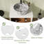 Meuble-lavabo simple mural 24 po avec vasque en céramique 24 po-130006720