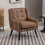 Fauteuil capitonné à dossier large rembourré-1592346165