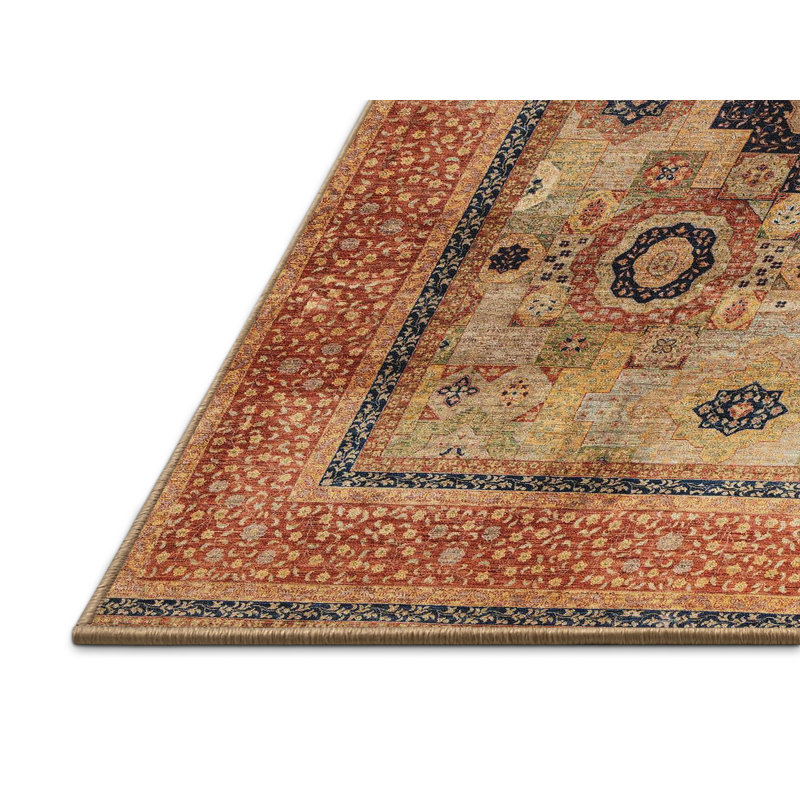 Hanabury Southwestern Indoor Rug, Rectangle 2' x 3'