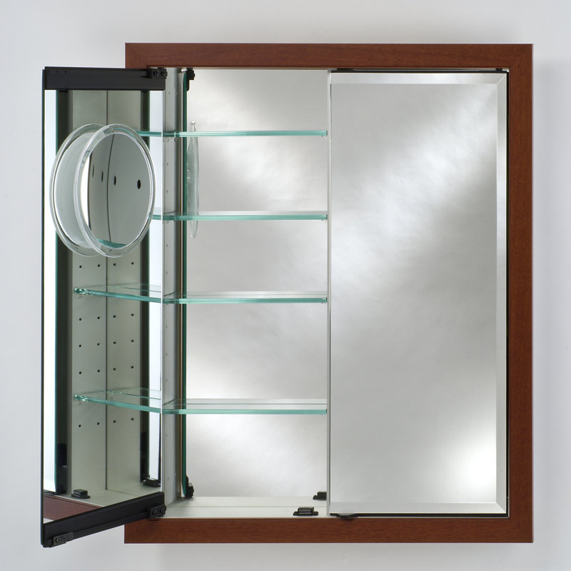 Miroir mural simple Holdrege, Arlington Honey, 20 po x 30 p