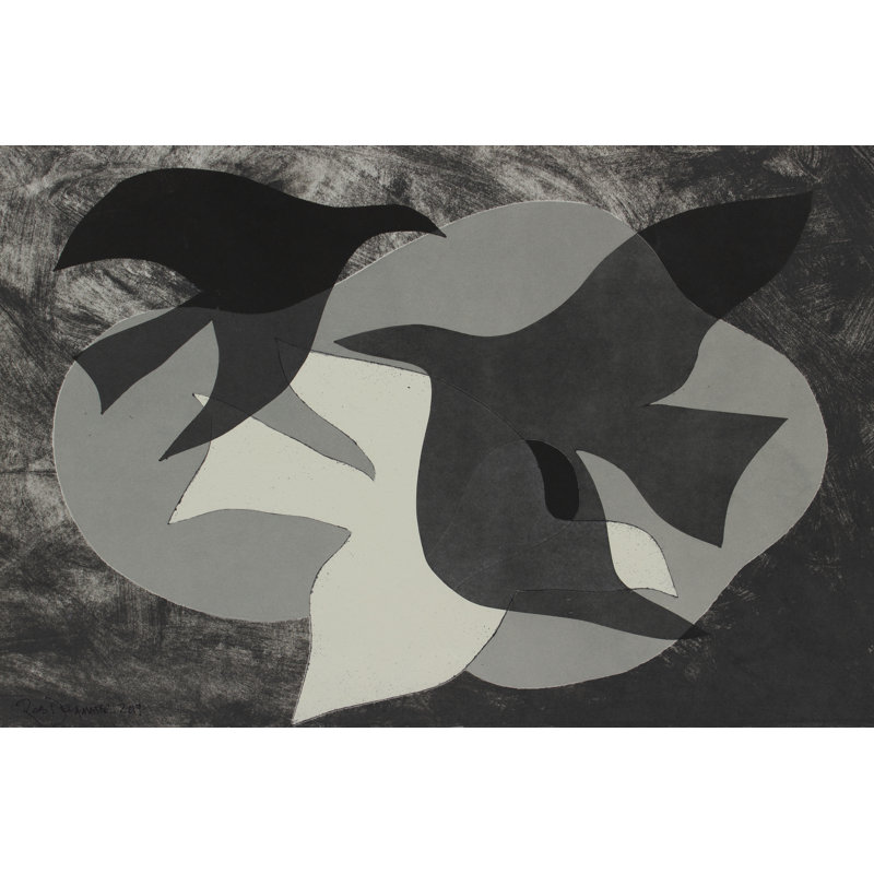 Dove Composition II by Rob Delamater - Wrapped Canvas Painting, 30cm H x 46cm W, Wrapped Canvas