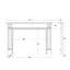  Ensemble de manteau de cheminée en bois 48 po x 42 po Lenwood-728250874-728250872
